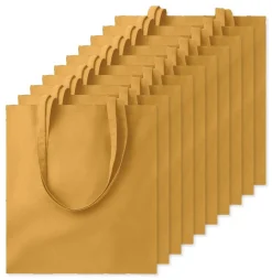 Pack de 100 GiftRetail MO9268 - COTTONEL COLOUR + Sac shopping coton 140gr/m²