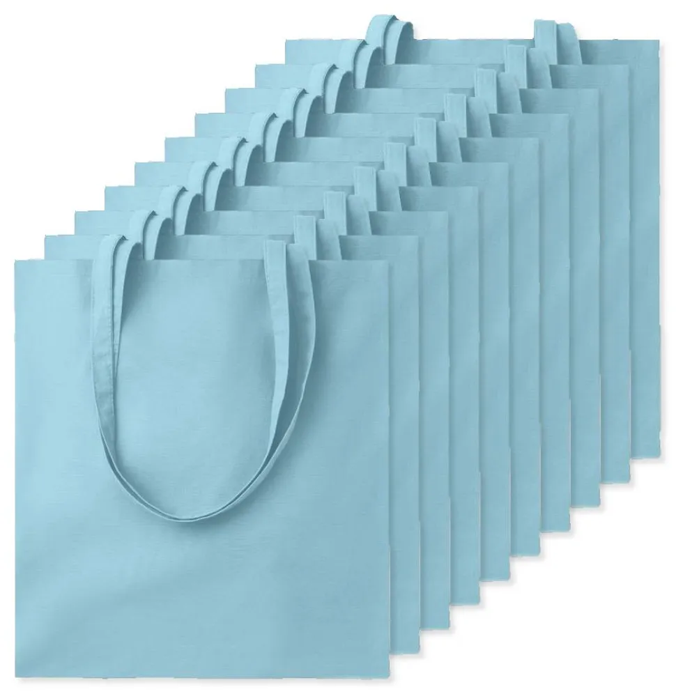 Pack de 100 GiftRetail MO9268 - COTTONEL COLOUR + Sac shopping coton 140gr/m²