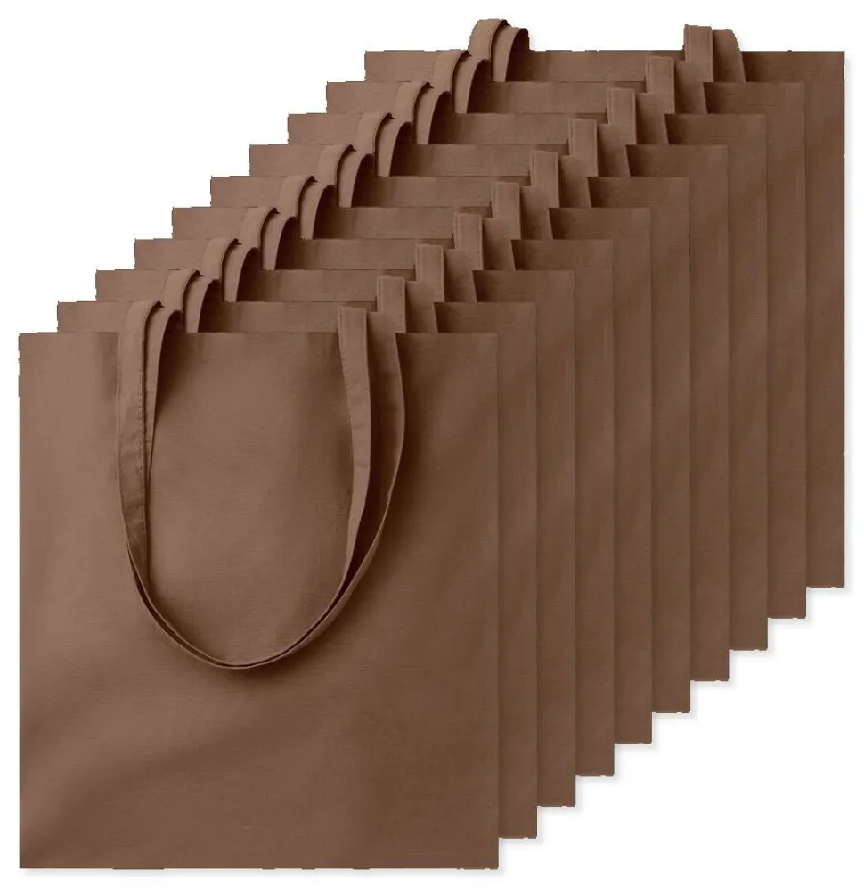 Pack de 100 GiftRetail MO9268 - COTTONEL COLOUR + Sac shopping coton 140gr/m²