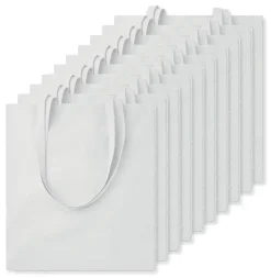 Pack de 100 GiftRetail MO9268 - COTTONEL COLOUR + Sac shopping coton 140gr/m²