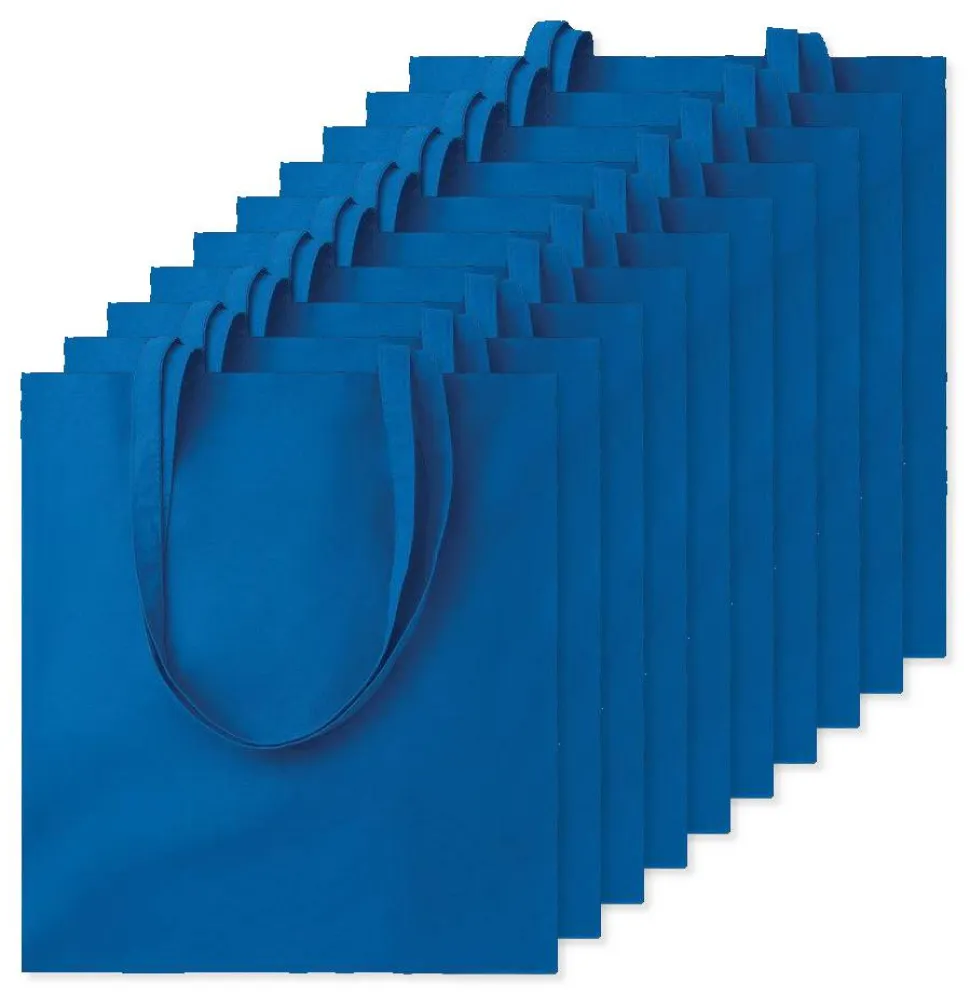 Pack de 100 GiftRetail MO9268 - COTTONEL COLOUR + Sac shopping coton 140gr/m²