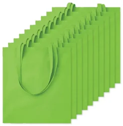 Pack de 100 GiftRetail MO9268 - COTTONEL COLOUR + Sac shopping coton 140gr/m²