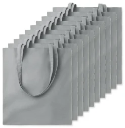 Pack de 100 GiftRetail MO9268 - COTTONEL COLOUR + Sac shopping coton 140gr/m²