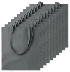 Pack de 100 GiftRetail MO9268 - COTTONEL COLOUR + Sac shopping coton 140gr/m²