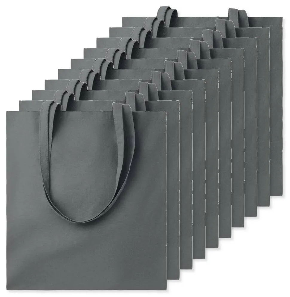 Pack de 100 GiftRetail MO9268 - COTTONEL COLOUR + Sac shopping coton 140gr/m²