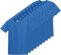 Pack de 10 Gildan 5000 - T-Shirt en Coton™ épais pour adultes