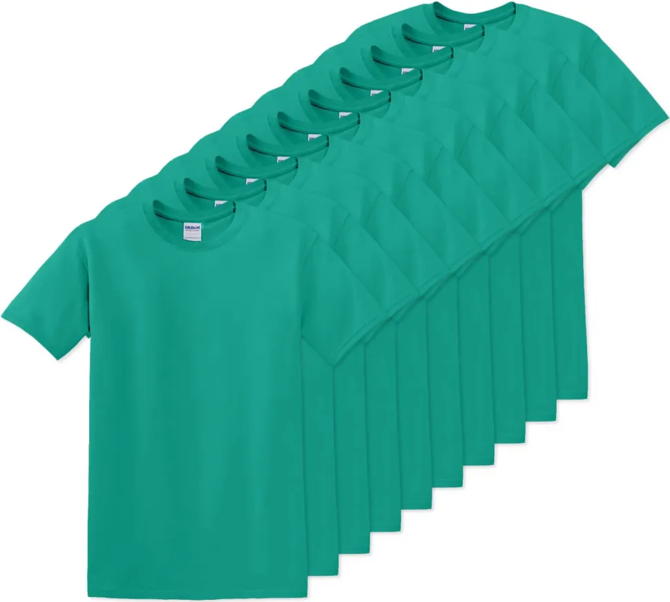 Pack de 10 Gildan 5000 - T-Shirt en Coton™ épais pour adultes