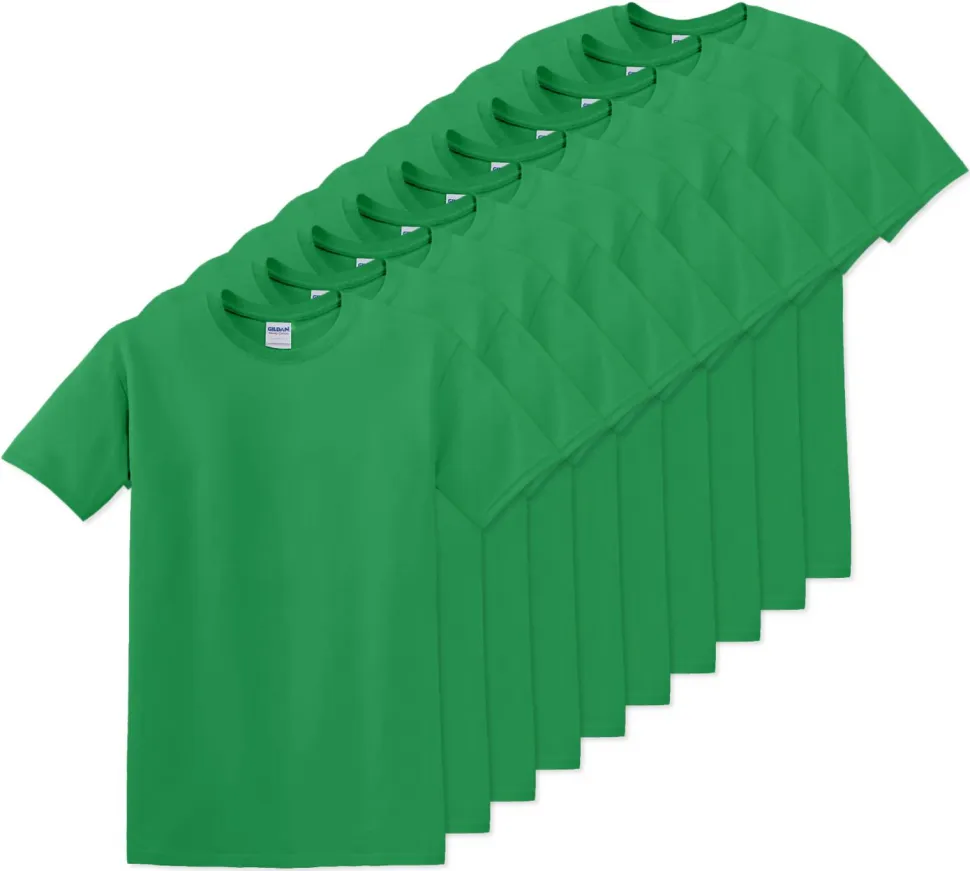 Pack de 10 Gildan 5000 - T-Shirt en Coton™ épais pour adultes