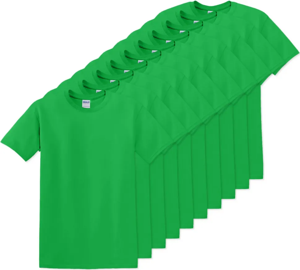 Pack de 10 Gildan 5000 - T-Shirt en Coton™ épais pour adultes