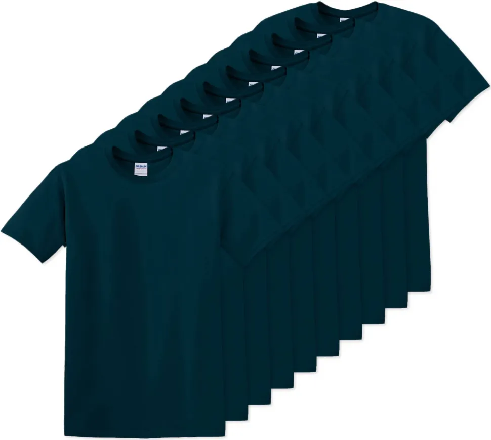 Pack de 10 Gildan 5000 - T-Shirt en Coton™ épais pour adultes