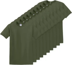 Pack de 10 Gildan 5000 - T-Shirt en Coton™ épais pour adultes
