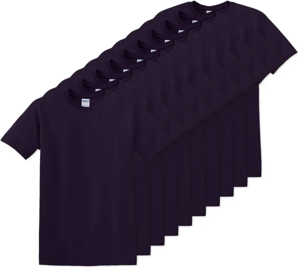 Pack de 10 Gildan 5000 - T-Shirt en Coton™ épais pour adultes