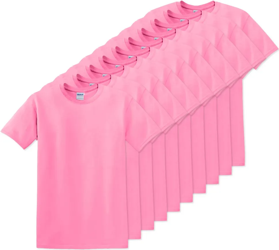 Pack de 10 Gildan 5000 - T-Shirt en Coton™ épais pour adultes