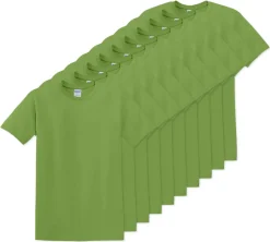 Pack de 10 Gildan 5000 - T-Shirt en Coton™ épais pour adultes