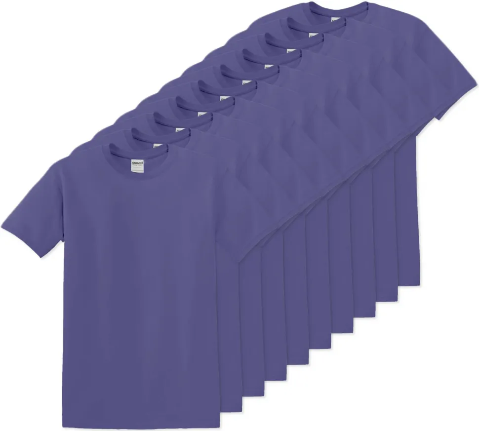 Pack de 10 Gildan 5000 - T-Shirt en Coton™ épais pour adultes