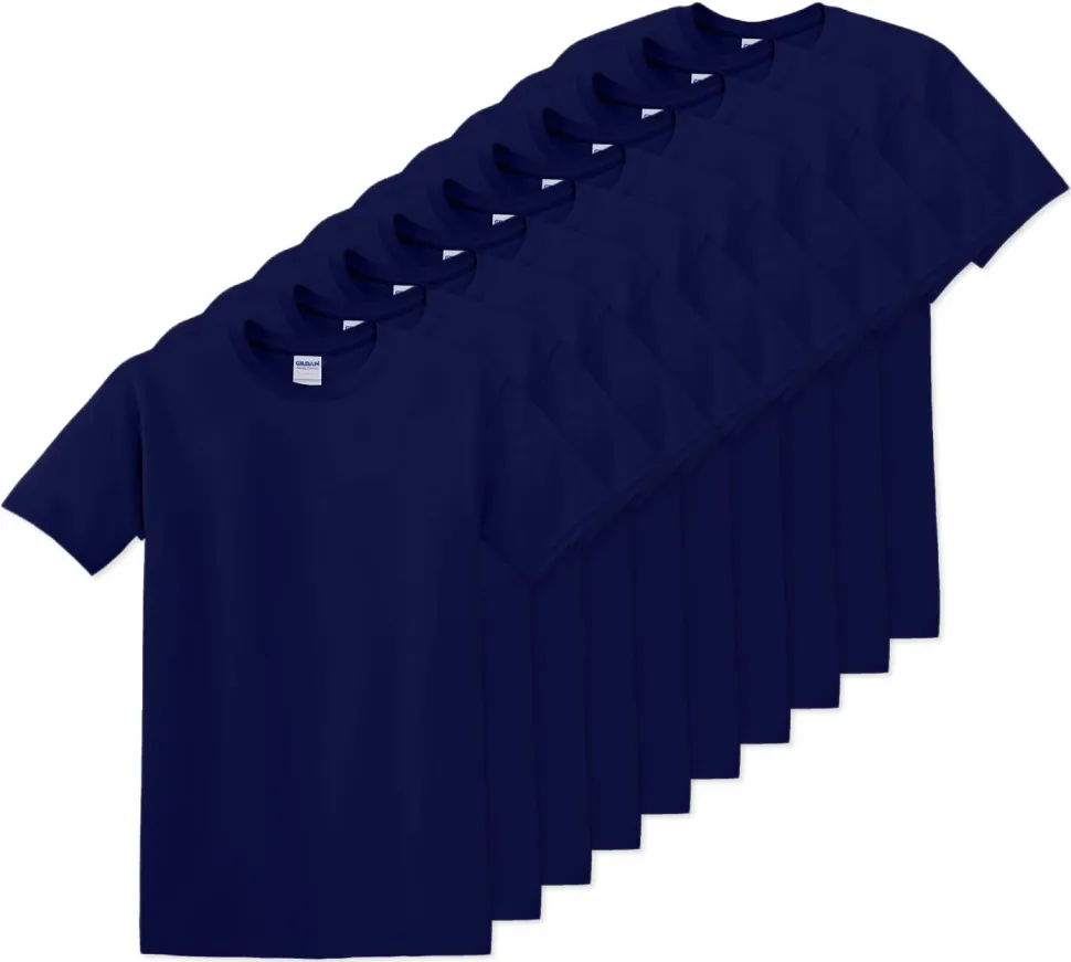Pack de 10 Gildan 5000 - T-Shirt en Coton™ épais pour adultes