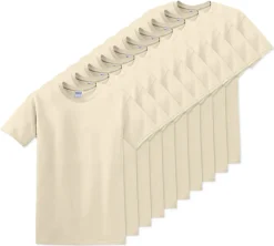 Pack de 10 Gildan 5000 - T-Shirt en Coton™ épais pour adultes