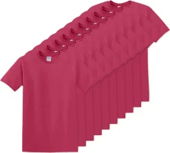 Pack de 10 Gildan 5000 - T-Shirt en Coton™ épais pour adultes