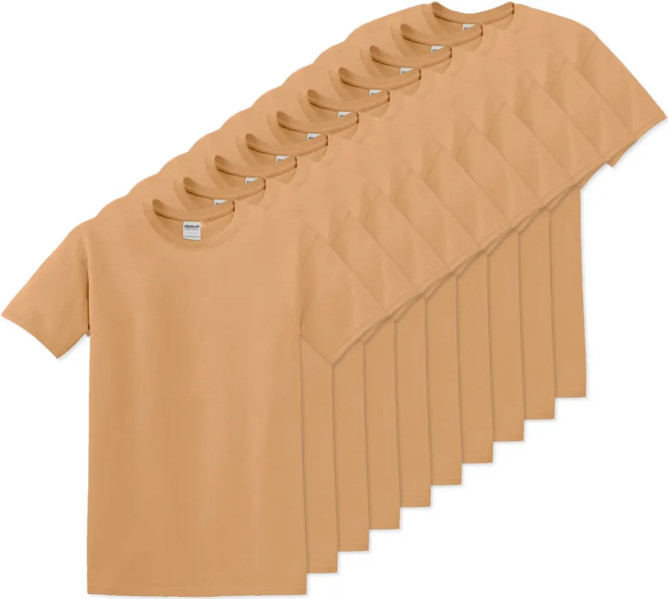Pack de 10 Gildan 5000 - T-Shirt en Coton™ épais pour adultes