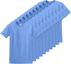 Pack de 10 Gildan 5000 - T-Shirt en Coton™ épais pour adultes