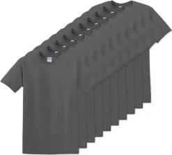 Pack de 10 Gildan 5000 - T-Shirt en Coton™ épais pour adultes
