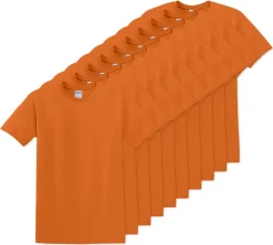 Pack de 10 Gildan 5000 - T-Shirt en Coton™ épais pour adultes