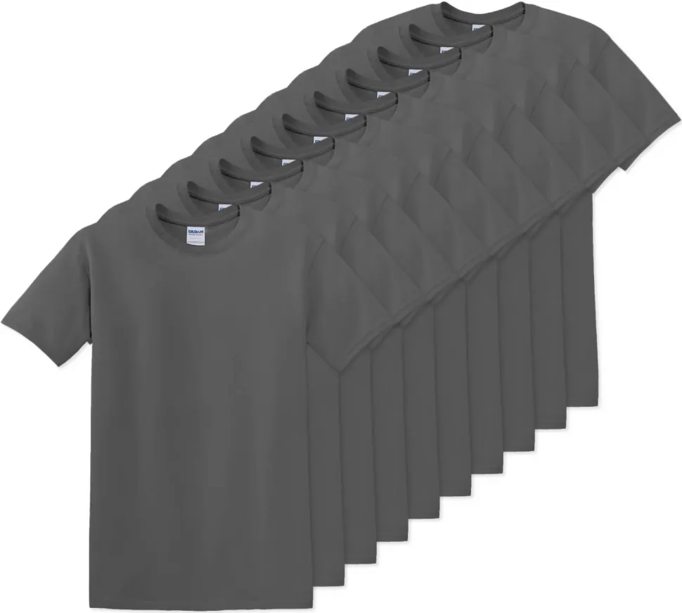 Pack de 10 Gildan 5000 - T-Shirt en Coton™ épais pour adultes