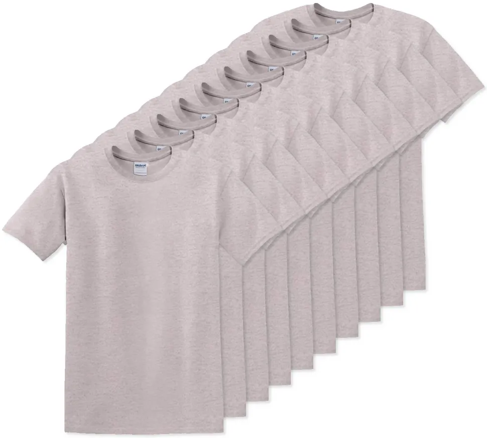 Pack de 10 Gildan 5000 - T-Shirt en Coton™ épais pour adultes