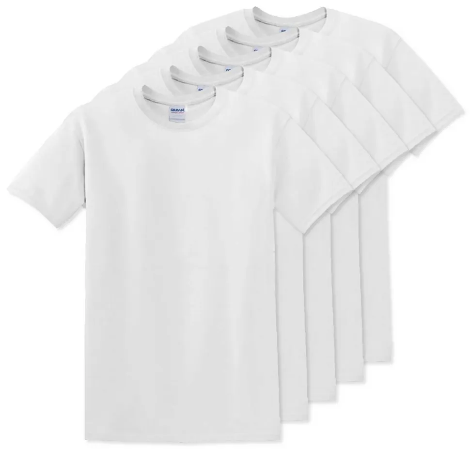 Pack de 50 Gildan 5000 - T-Shirt en Coton™ épais pour adultes