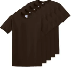 Pack de 5 Gildan 5000 - T-Shirt en Coton™ épais pour adultes