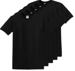 Pack de 5 Gildan 5000 - T-Shirt en Coton™ épais pour adultes
