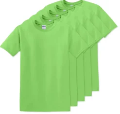 Pack de 5 Gildan 5000 - T-Shirt en Coton™ épais pour adultes