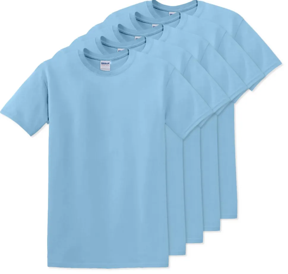 Pack de 5 Gildan 5000 - T-Shirt en Coton™ épais pour adultes