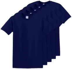 Pack de 5 Gildan 5000 - T-Shirt en Coton™ épais pour adultes