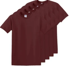 Pack de 5 Gildan 5000 - T-Shirt en Coton™ épais pour adultes