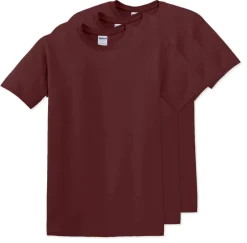 Pack de 3 Gildan 5000 - T-Shirt en Coton™ épais pour adultes