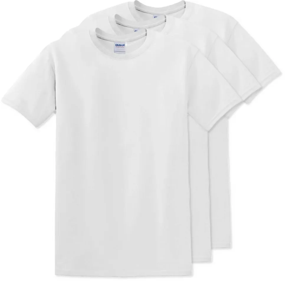 Pack de 3 Gildan 5000 - T-Shirt en Coton™ épais pour adultes