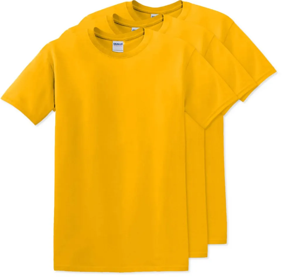 Pack de 3 Gildan 5000 - T-Shirt en Coton™ épais pour adultes