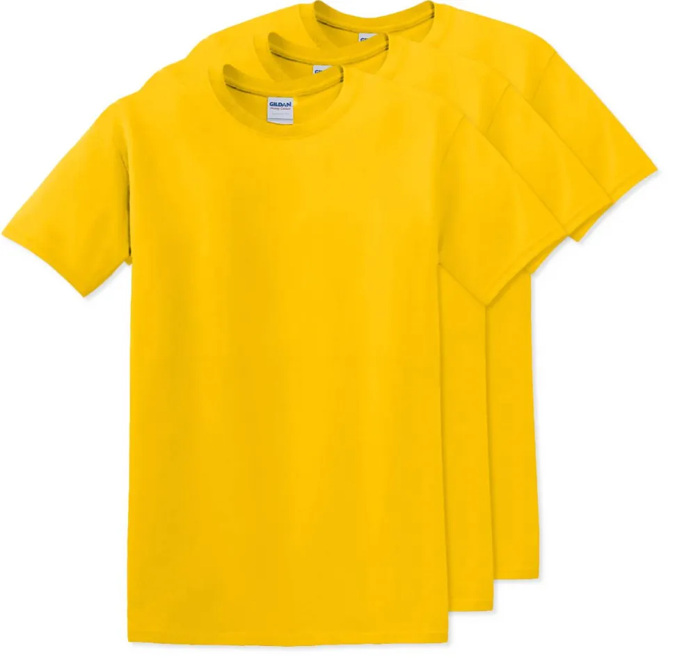 Pack de 3 Gildan 5000 - T-Shirt en Coton™ épais pour adultes