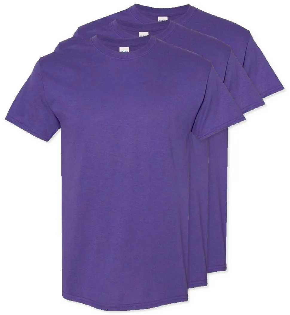 Pack de 3 Gildan 5000 - T-Shirt en Coton™ épais pour adultes
