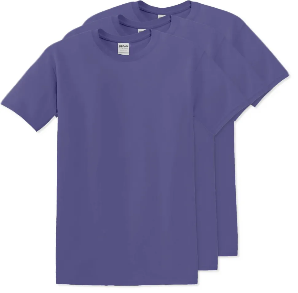 Pack de 3 Gildan 5000 - T-Shirt en Coton™ épais pour adultes