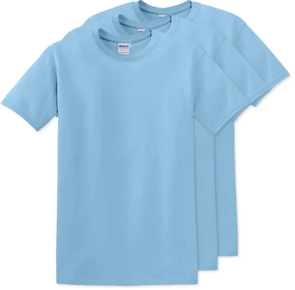 Pack de 3 Gildan 5000 - T-Shirt en Coton™ épais pour adultes