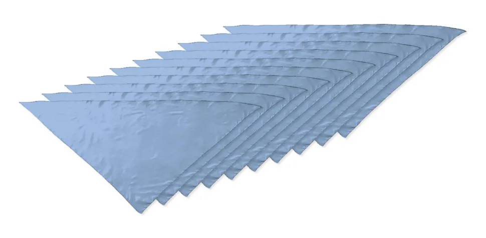 Pack de 100 Valento PNVAFIE - Foulard triangulaire FIESTA