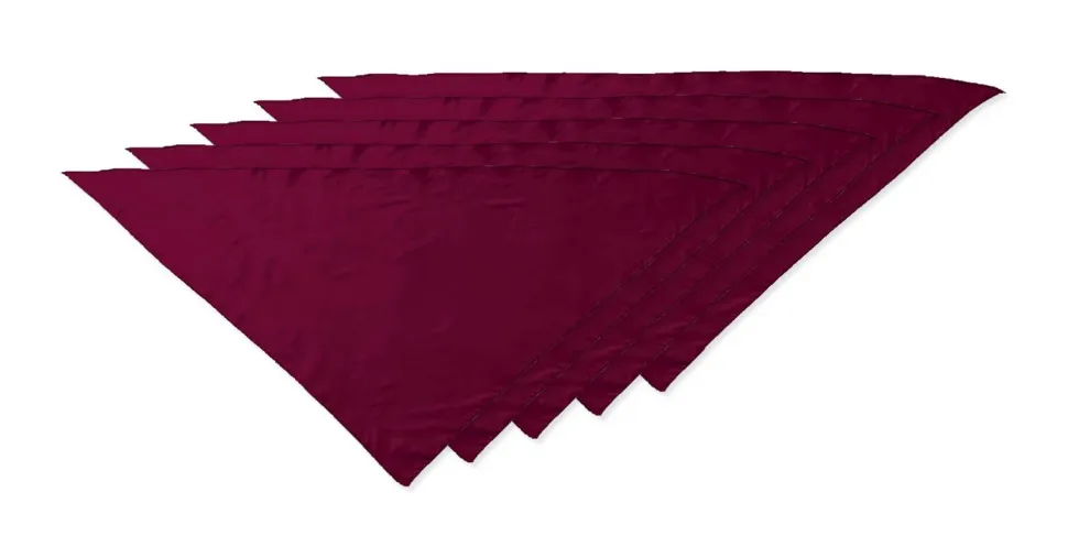 Pack de 5 Valento PNVAFIE - Foulard triangulaire FIESTA
