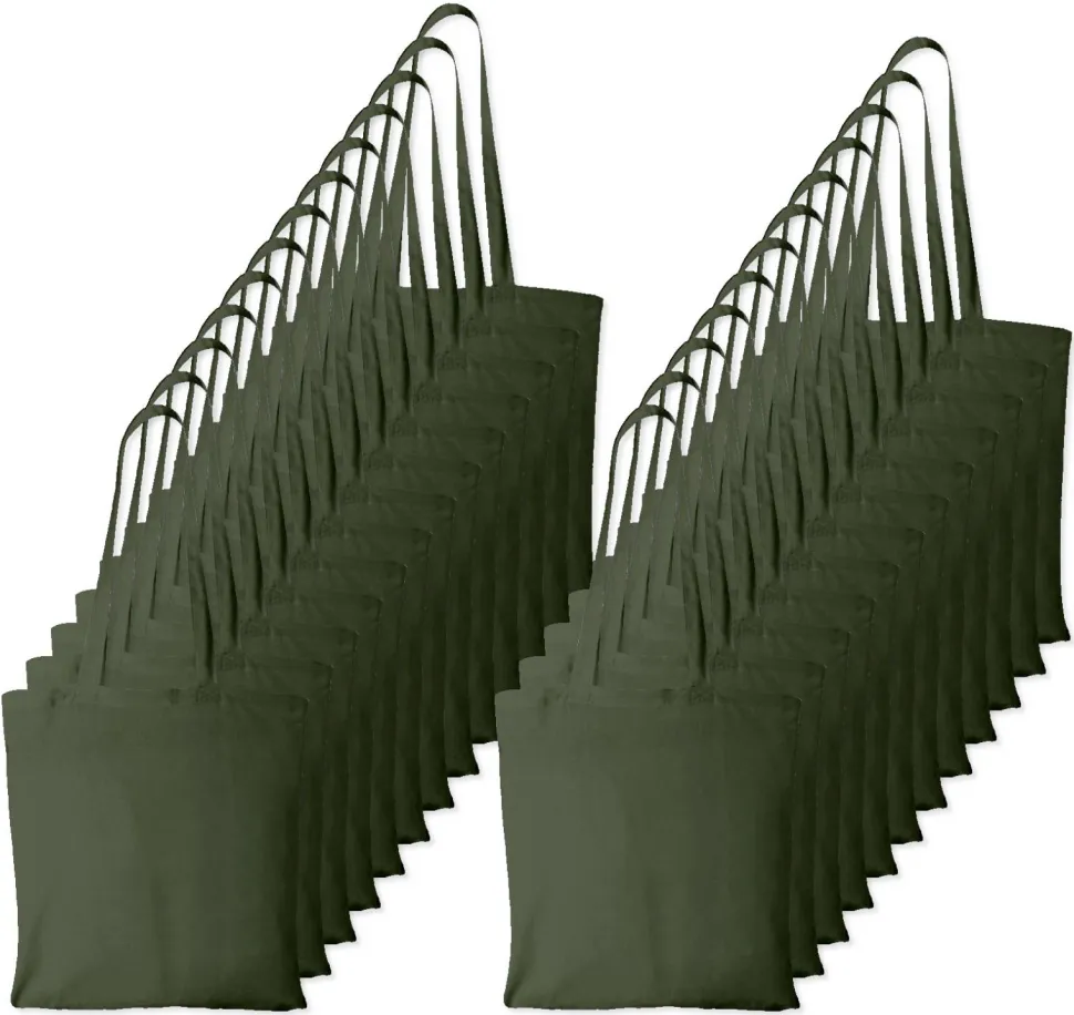 Pack de 250 Westford mill WM101 - Sac Cabas Personnalisable en Coton Westford Mill