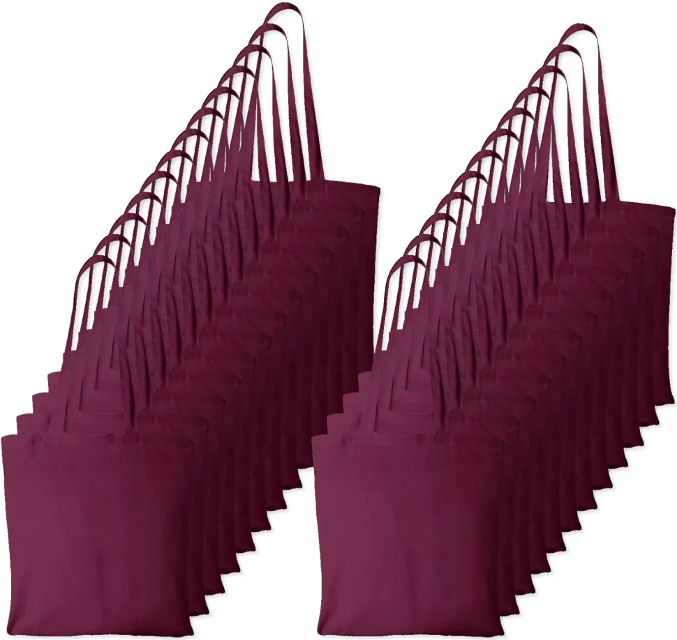 Pack de 250 Westford mill WM101 - Sac Cabas Personnalisable en Coton Westford Mill
