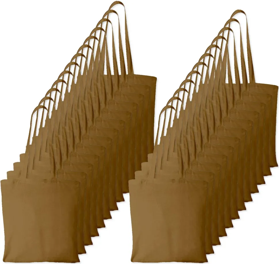 Pack de 250 Westford mill WM101 - Sac Cabas Personnalisable en Coton Westford Mill