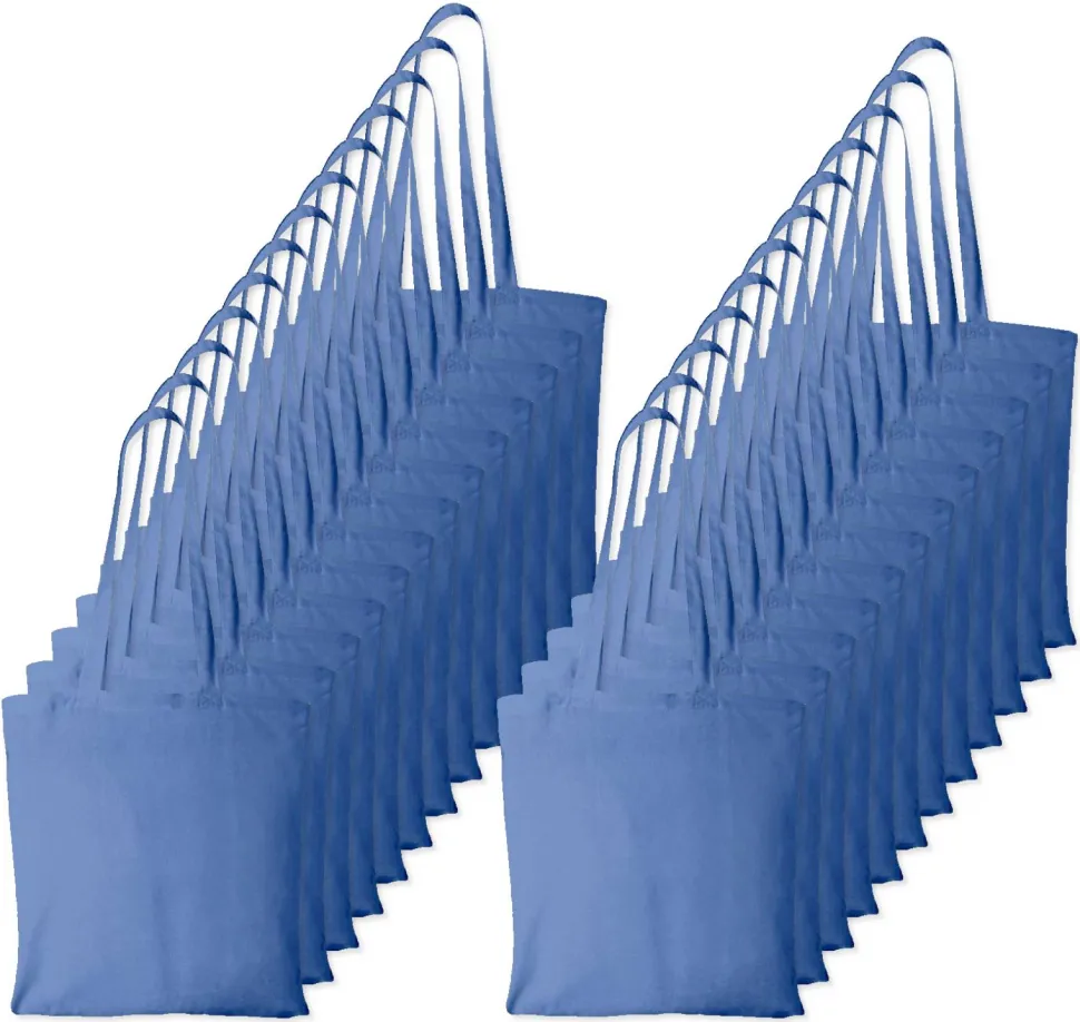 Pack de 250 Westford mill WM101 - Sac Cabas Personnalisable en Coton Westford Mill