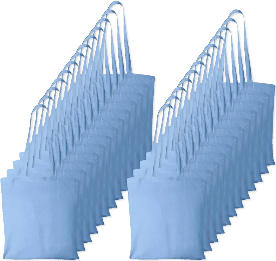 Pack de 250 Westford mill WM101 - Sac Cabas Personnalisable en Coton Westford Mill