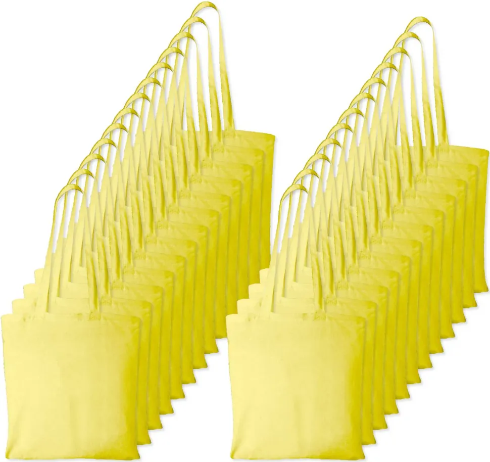 Pack de 250 Westford mill WM101 - Sac Cabas Personnalisable en Coton Westford Mill